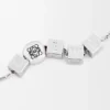 Pebble Cube Halskette aus Sterlingsilber Silber