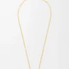 Pebble Halskette aus Sterlingsilber Gold