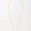 Pebble Halskette aus Sterlingsilber Gold
