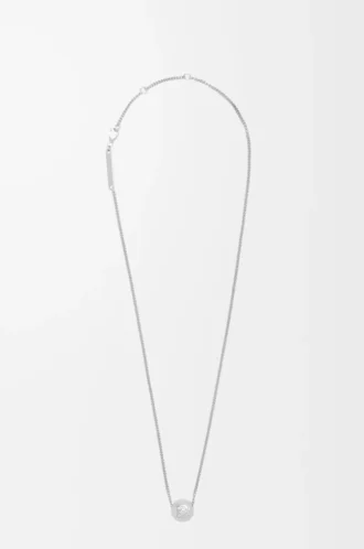 Pebble Halskette aus Sterlingsilber Silber