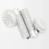 Pebble-Ohrstecker aus Sterlingsilber und Kristallen Silber/Weiß