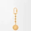 Pebble Schlüsselanhänger Gold