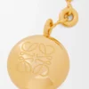 Pebble Schlüsselanhänger Gold