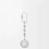 Pebble Schlüsselanhänger Silber