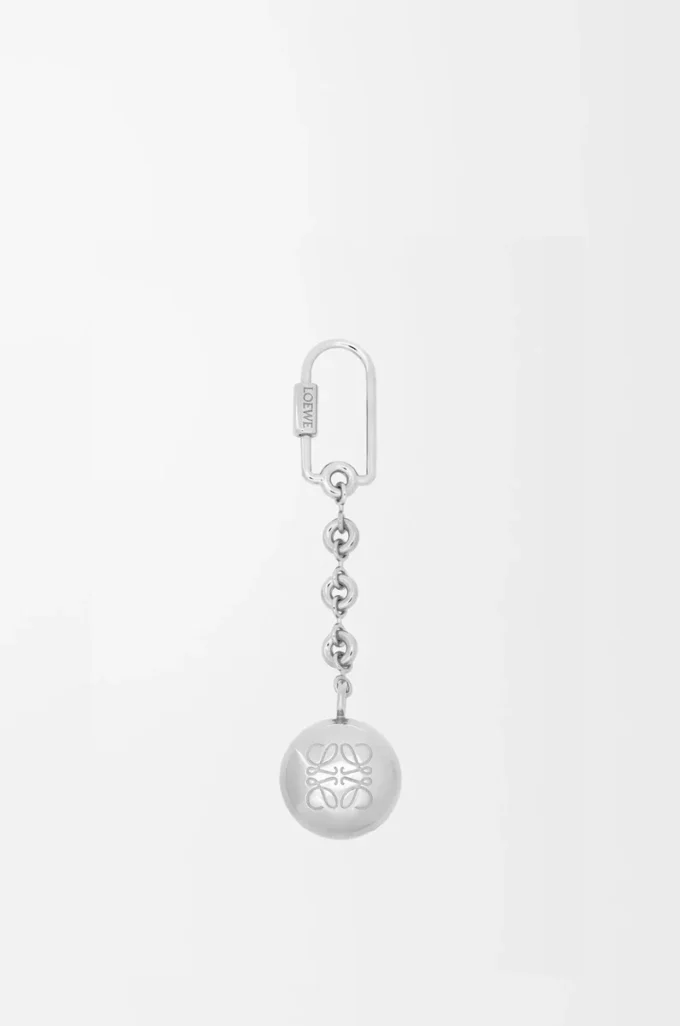 Pebble Schlüsselanhänger Silber