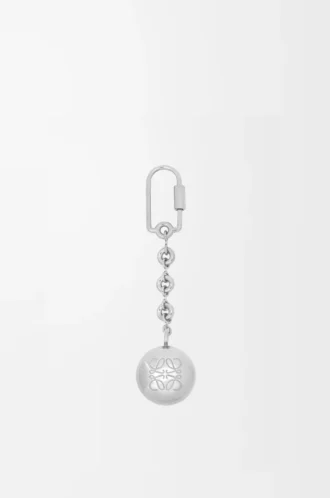 Pebble Schlüsselanhänger Silber