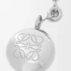 Pebble Schlüsselanhänger Silber