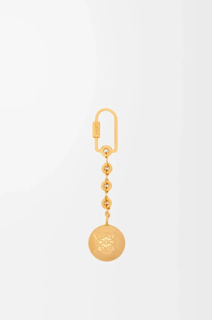 Pebble Schlüsselanhänger Vetiver/Gold
