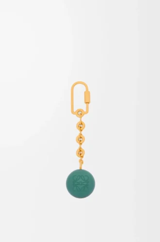 Pebble Schlüsselanhänger Vetiver/Gold