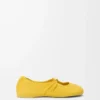 Pebble Soft Ballerina aus Nappalammleder in Dandelion