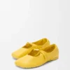 Pebble Soft Ballerina aus Nappalammleder in Dandelion