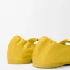 Pebble Soft Ballerina aus Nappalammleder in Dandelion