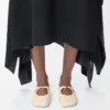Pebble Soft Ballerina aus Nappalammleder in Dough