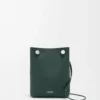 Pebble-Tasche aus glattem Kalbsleder Sherwood