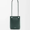 Pebble-Tasche aus glattem Kalbsleder Sherwood