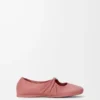 Pebble Weiche Ballerina aus Nappalammleder in Blush