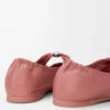 Pebble Weiche Ballerina aus Nappalammleder in Blush