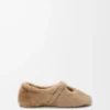 Pebble Weiche Ballerinas aus Lammfell in Eiche