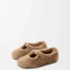 Pebble Weiche Ballerinas aus Lammfell in Eiche
