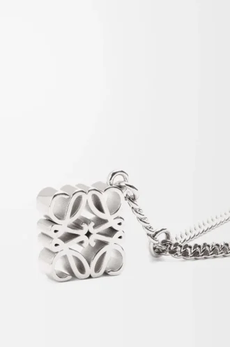 Personalisierbare Halskette aus Metall Palladium