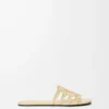Petal Anagram Slipper aus mit Strass verziertem Wildleder Butter