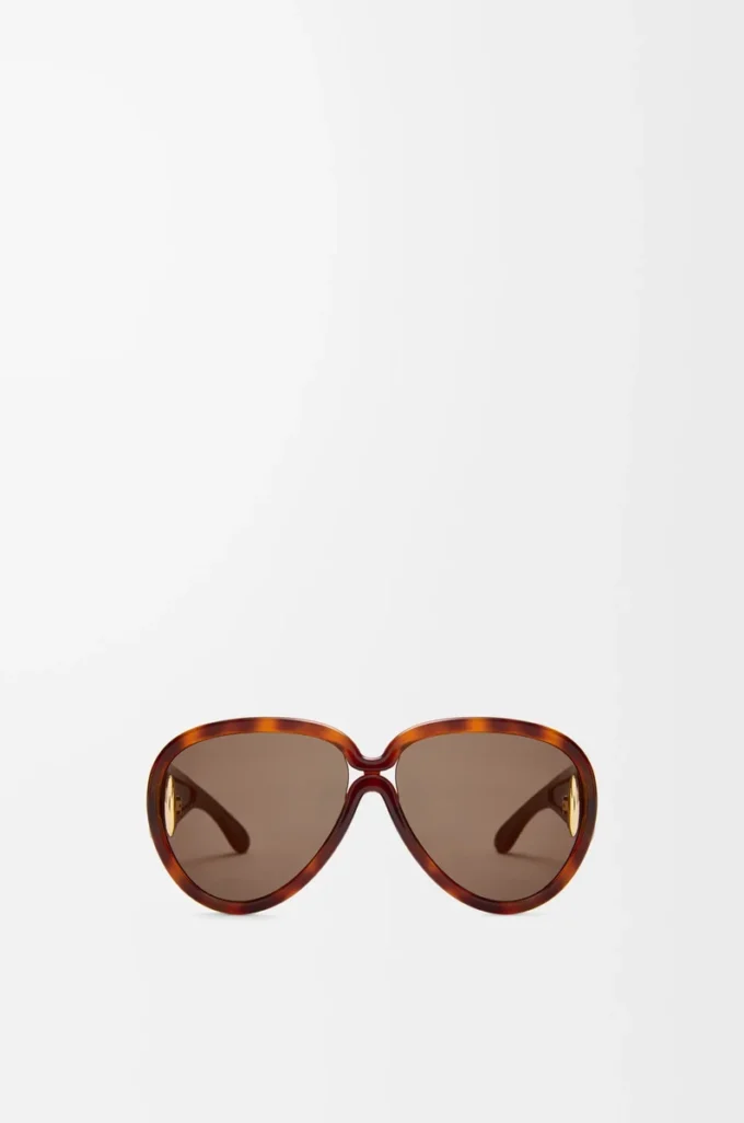 Pilot Mask Sonnenbrille Dark Havana