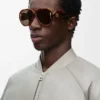 Pilot Mask Sonnenbrille Dark Havana