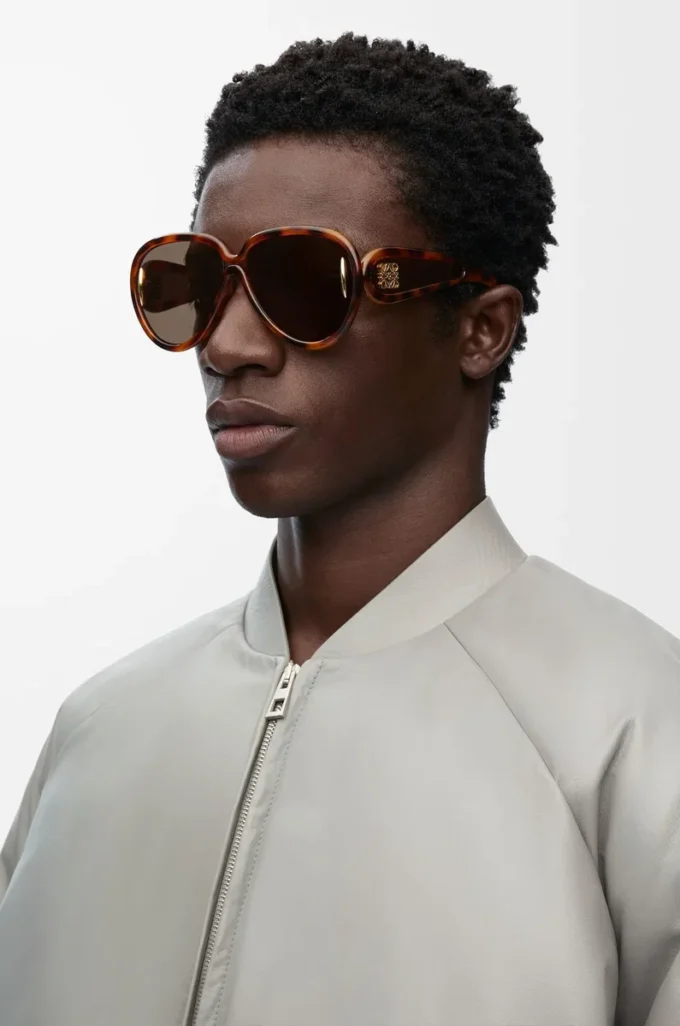 Pilot Mask Sonnenbrille Dark Havana
