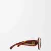 Pilot Mask Sonnenbrille Dark Havana