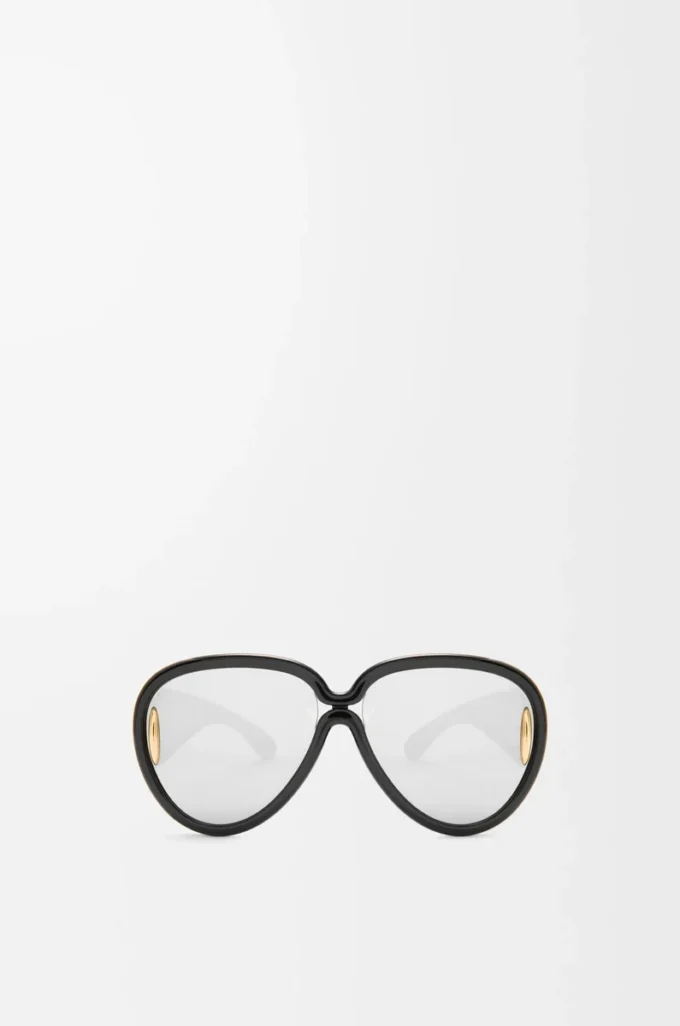 Pilot Mask Sonnenbrille Schwarz