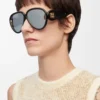 Pilot Mask Sonnenbrille Schwarz