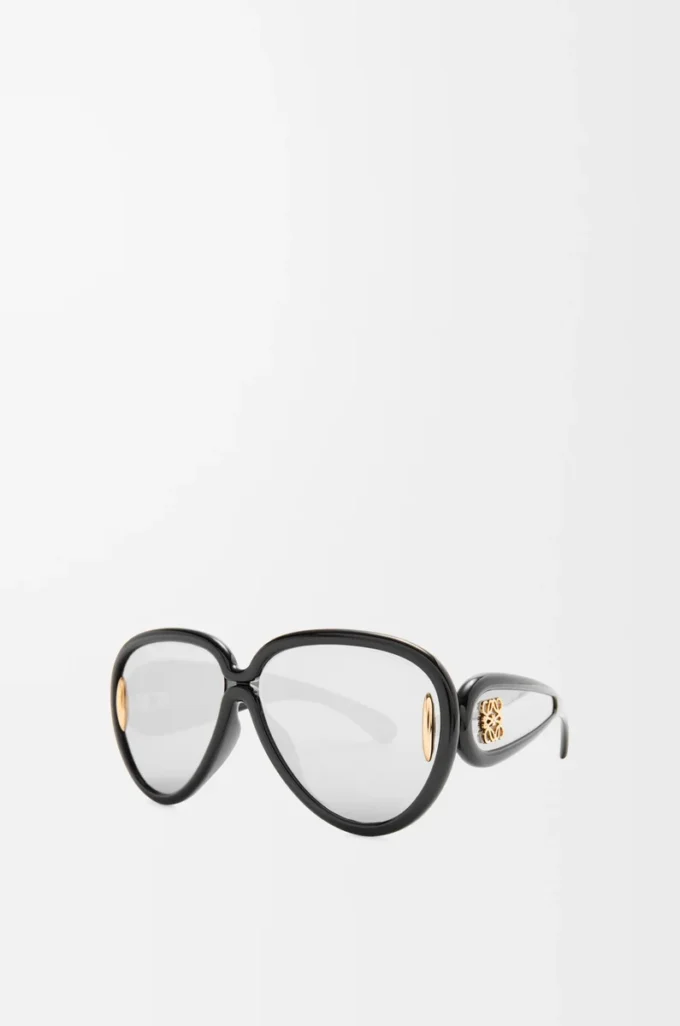 Pilot Mask Sonnenbrille Schwarz