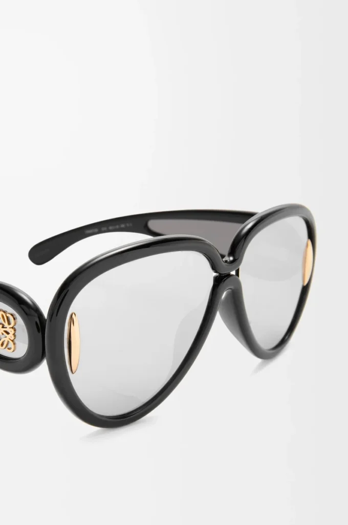Pilot Mask Sonnenbrille Schwarz