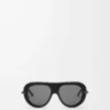 Pilot Slim Sonnenbrille Schwarz