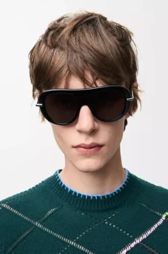 Pilot Slim Sonnenbrille Schwarz