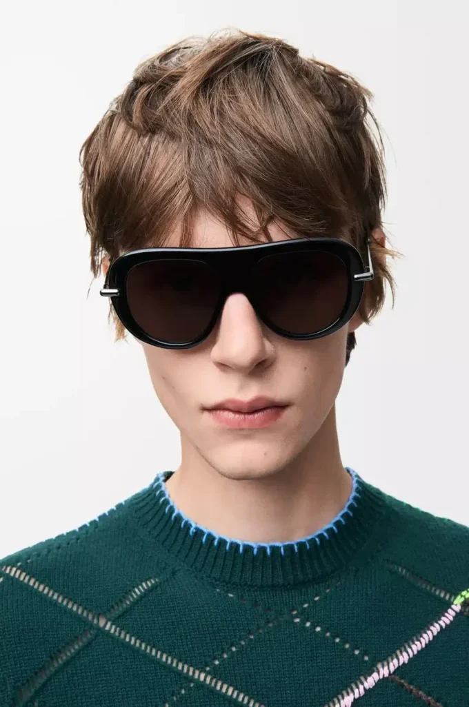 Pilot Slim Sonnenbrille Schwarz