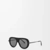 Pilot Slim Sonnenbrille Schwarz
