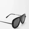 Pilot Slim Sonnenbrille Schwarz