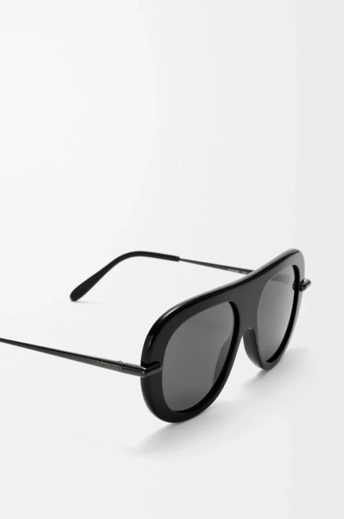 Pilot Slim Sonnenbrille Schwarz