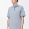 Polo aus Baumwolle Hellblau