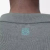 Polo-Pullover aus Wolle Grau
