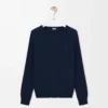 Pullover aus Baumwollmischung in Marineblau