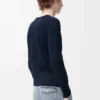 Pullover aus Baumwollmischung in Marineblau