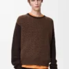 Pullover aus Kaschmir Braun/Dunkelbraun