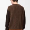 Pullover aus Kaschmir Braun/Dunkelbraun