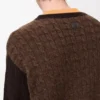 Pullover aus Kaschmir Braun/Dunkelbraun