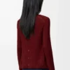 Pullover aus Kaschmir Burgunderrot