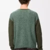 Pullover aus Kaschmir Hellgrün/Khakigrün