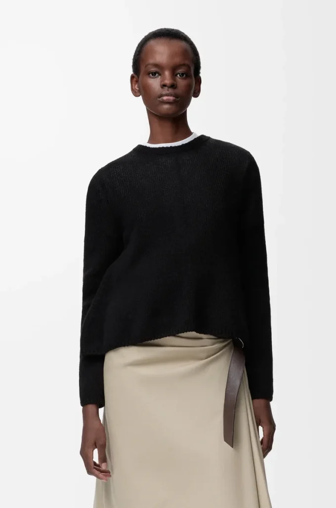 Pullover aus Kaschmir Schwarz