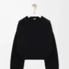 Pullover aus Mohairmischung Schwarz